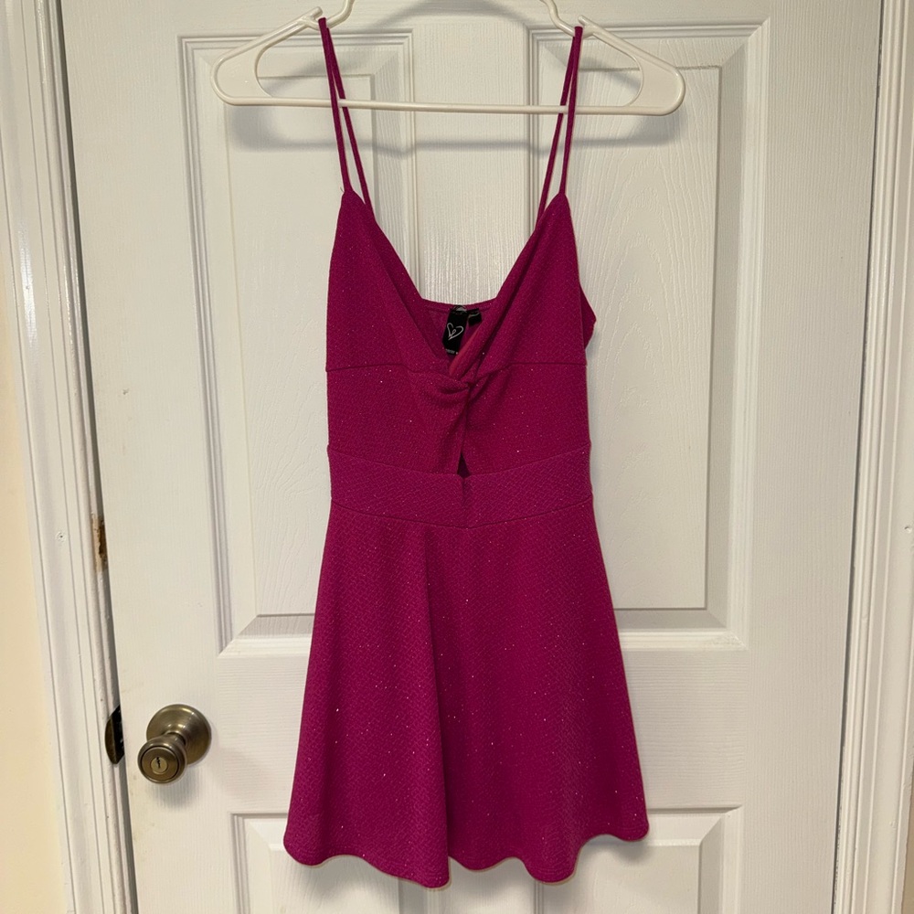 Windsor Fuchsia Sparkle Romper
